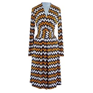 Micheal Kors chevron midi dress